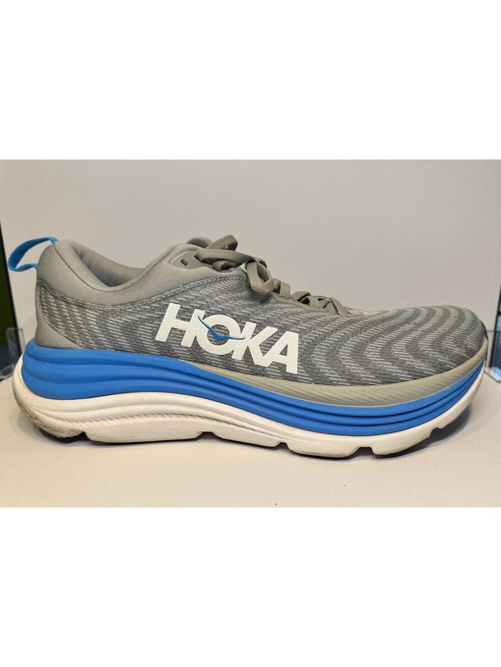 HOKA Gaviota 5 Running Shoes Men’s 11D Gray Blue Running Shoes